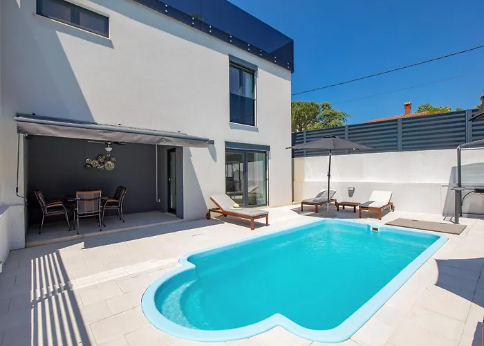 Modern House Jadranka With Pool - Happy *